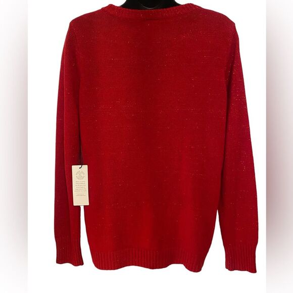 Women’s |  Ugly Christmas sweater | Reindeer sweater | Christmas NWT size L - Picture 3 of 14